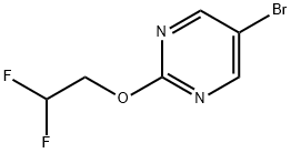 5-Bromo-2-(2,2-difluoroethoxy)pyrimidine Struktur