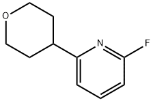 2-Fluoro-6-(oxan-4-yl)pyridine Structure