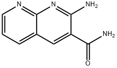 1,8-Naphthyridine-3-carboxamide, 2-amino- Struktur