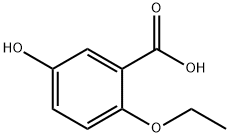 2-Ethoxy-5-hydroxybenzoic acid Struktur
