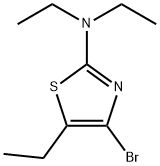 4-Bromo-5-ethyl-2-(diethylamino)thiazole Struktur