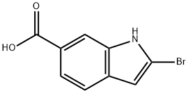 2-Bromo-1H-indole-6-carboxylicacid Struktur