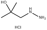 1-hydrazinyl-2-methylpropan-2-ol hydrochloride Struktur
