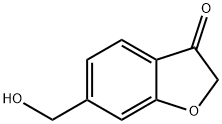6-(hydroxymethyl)-2,3-dihydro-1-benzofuran-3-one Struktur