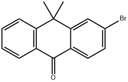 3-BROMO-10,10-DIMETHYL-9(10H)-ANTHRACENONE 結(jié)構(gòu)式