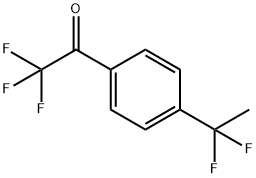4'-(1,1-Difluoroethyl)-2,2,2-trifluoroacetophenone Struktur