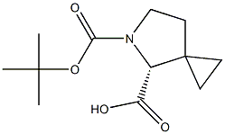 (R)-5-(tert-butoxycarbonyl)-5-azaspiro[2.4]heptane-4-carboxylic acid Structure