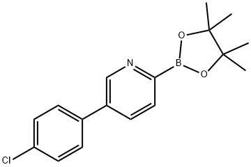 5-(4-Chlorophenyl)pyridine-2-boronic acid pinacol ester Struktur