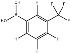 (3-(trifluoromethyl)phenyl-2,4,5,6-d4)boronic acid Struktur