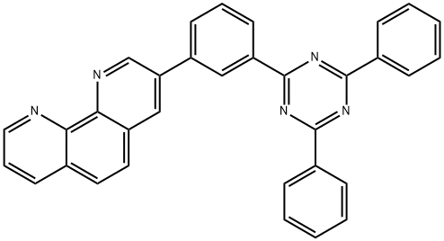 3-(3-(4,6-diphenyl-1,3,5-triazin-2-yl)phenyl)-1,10-phenanthroline Struktur