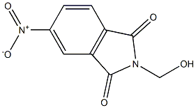2-(hydroxymethyl)-5-nitro-2,3-dihydro-1H-isoindole-1,3-dione Struktur