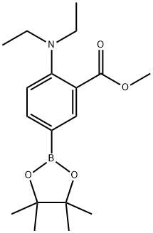 methyl 2-(diethylamino)-5-(4,4,5,5-tetramethyl-1,3,2-dioxaborolan-2-yl)benzoate|