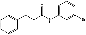 N-(3-bromophenyl)-3-phenylpropanamide Struktur