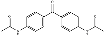 N-(4-(4-(ACETYLAMINO)BENZOYL)PHENYL)ACETAMIDE Struktur