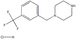 1-(3-(trifluoromethyl)benzyl)piperazine hydrochloride Struktur