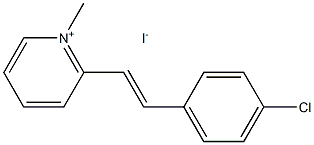 4'-Chloro-N-methyl-2-styrylpyridinium iodide Struktur