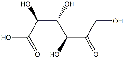 D-Arabino-5-hexulosonic acid Struktur