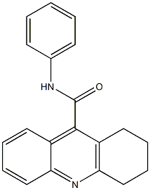 N-phenyl-1,2,3,4-tetrahydroacridine-9-carboxamide Struktur