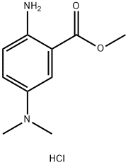 methyl 2-amino-5-(dimethylamino)benzoate dihydrochloride Struktur