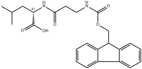(2S)-2-[3-({[(9H-fluoren-9-yl)methoxy]carbonyl}amino)propanamido]-4-methylpentanoic acid|(2S)-2-[3-({[(9H-fluoren-9-yl)methoxy]carbonyl}amino)propanamido]-4-methylpentanoic acid