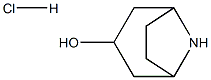 8-Azabicyclo[3.2.1]octan-3-ol hydrochloride Struktur