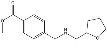 methyl 4-({[1-(oxolan-2-yl)ethyl]amino}methyl)benzoate Structure