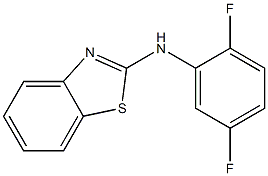 N-(2,5-difluorophenyl)-1,3-benzothiazol-2-amine Struktur
