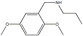 N-(2,5-dimethoxybenzyl)-N-propylamine Struktur
