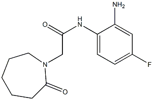 N-(2-amino-4-fluorophenyl)-2-(2-oxoazepan-1-yl)acetamide Struktur