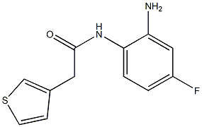 N-(2-amino-4-fluorophenyl)-2-(thiophen-3-yl)acetamide Struktur