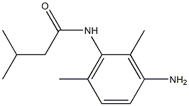 N-(3-amino-2,6-dimethylphenyl)-3-methylbutanamide Struktur
