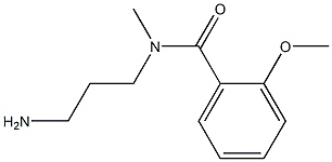 N-(3-aminopropyl)-2-methoxy-N-methylbenzamide Struktur