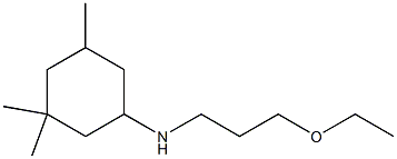 N-(3-ethoxypropyl)-3,3,5-trimethylcyclohexan-1-amine Struktur