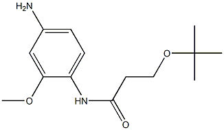 N-(4-amino-2-methoxyphenyl)-3-(tert-butoxy)propanamide Struktur