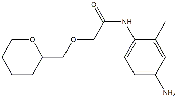 N-(4-amino-2-methylphenyl)-2-(oxan-2-ylmethoxy)acetamide Struktur