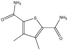 3,4-dimethylthiophene-2,5-dicarboxamide Struktur