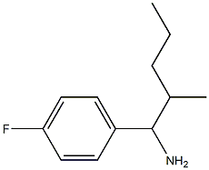 1-(4-fluorophenyl)-2-methylpentan-1-amine Struktur
