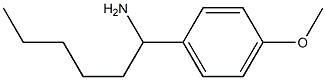 1-(4-methoxyphenyl)hexan-1-amine Struktur