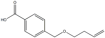 4-[(but-3-en-1-yloxy)methyl]benzoic acid Structure