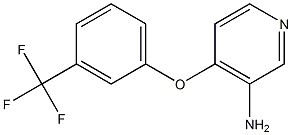 4-[3-(trifluoromethyl)phenoxy]pyridin-3-amine Struktur