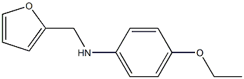4-ethoxy-N-(furan-2-ylmethyl)aniline Struktur