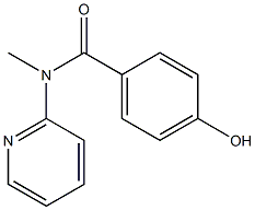 4-hydroxy-N-methyl-N-(pyridin-2-yl)benzamide Struktur