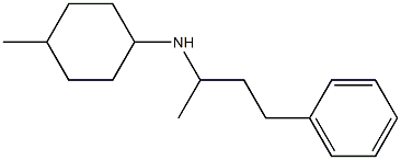 4-methyl-N-(4-phenylbutan-2-yl)cyclohexan-1-amine Structure