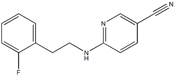 6-{[2-(2-fluorophenyl)ethyl]amino}nicotinonitrile