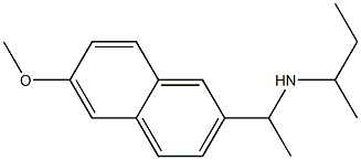 butan-2-yl[1-(6-methoxynaphthalen-2-yl)ethyl]amine Struktur