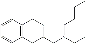 butyl(ethyl)(1,2,3,4-tetrahydroisoquinolin-3-ylmethyl)amine Struktur