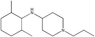 N-(2,6-dimethylcyclohexyl)-1-propylpiperidin-4-amine Struktur