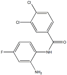 N-(2-amino-4-fluorophenyl)-3,4-dichlorobenzamide Struktur