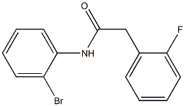 N-(2-bromophenyl)-2-(2-fluorophenyl)acetamide Struktur
