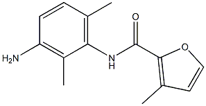 N-(3-amino-2,6-dimethylphenyl)-3-methyl-2-furamide Struktur